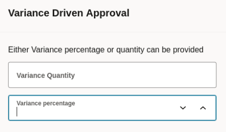 Variance Driven Approval