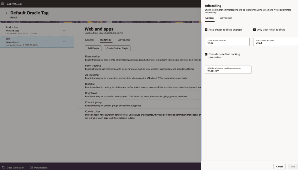 Enhanced plugin configuration experience