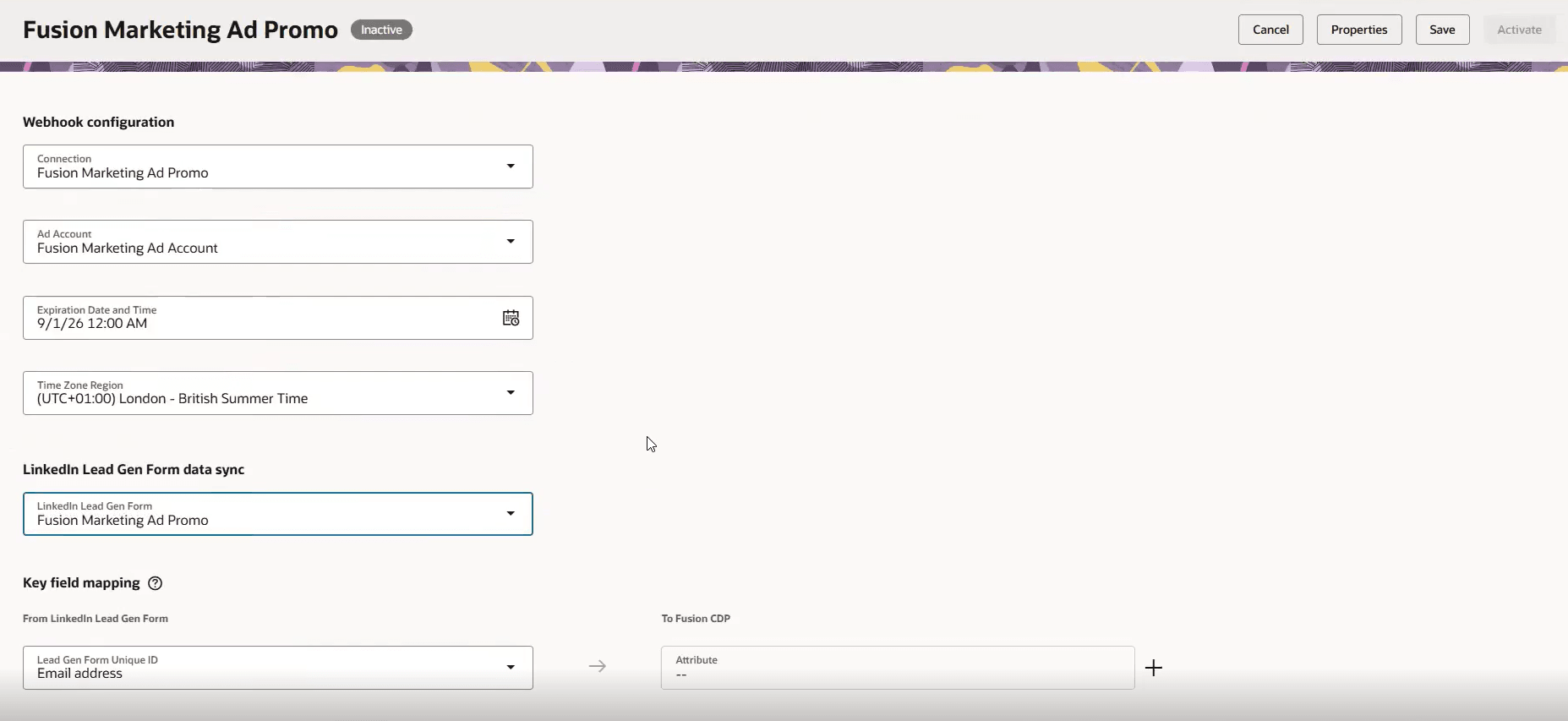 Configure Inbound Lead Flow