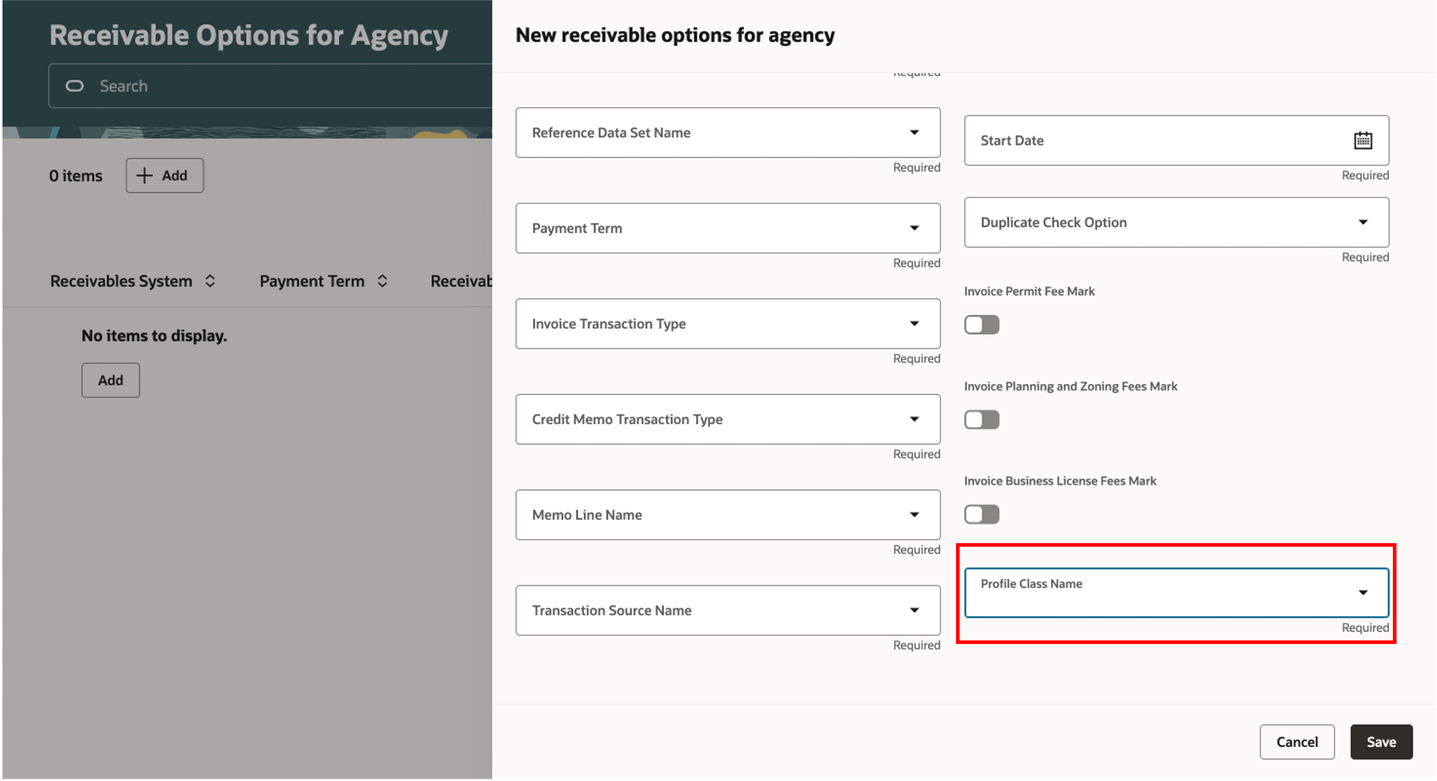 New Receivable Options for Agency