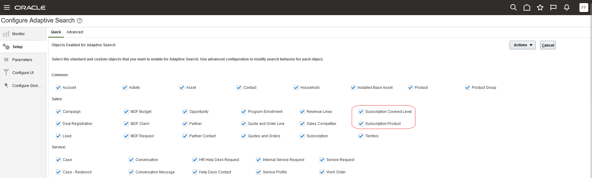 Additional Subscription Objects