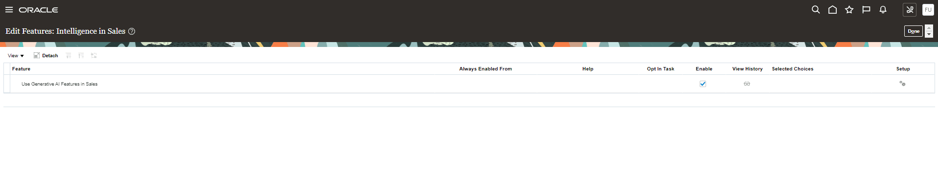 Enable use generative AI features in sales