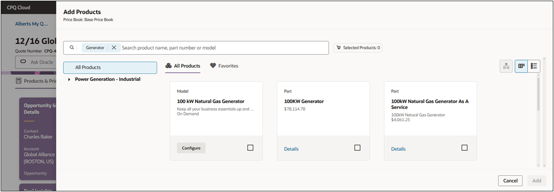 View product details