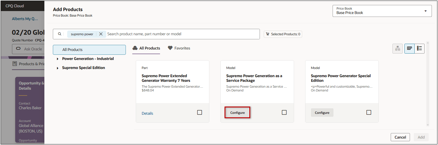 Top Selling Configurations