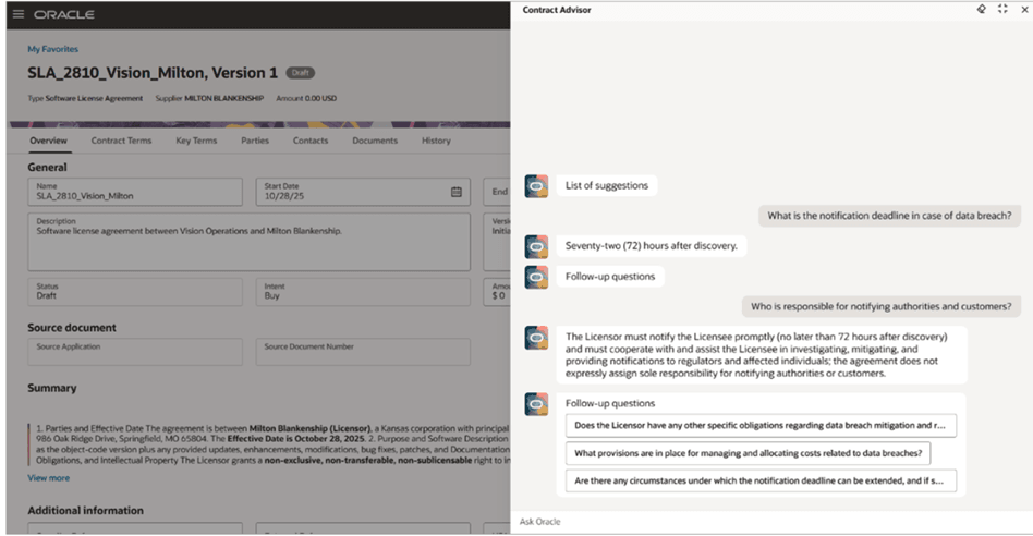 Contract Advisor Chat
