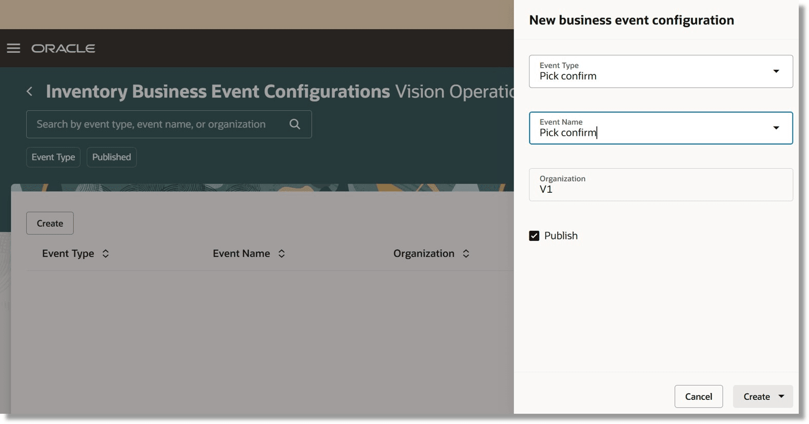 Configure Business event