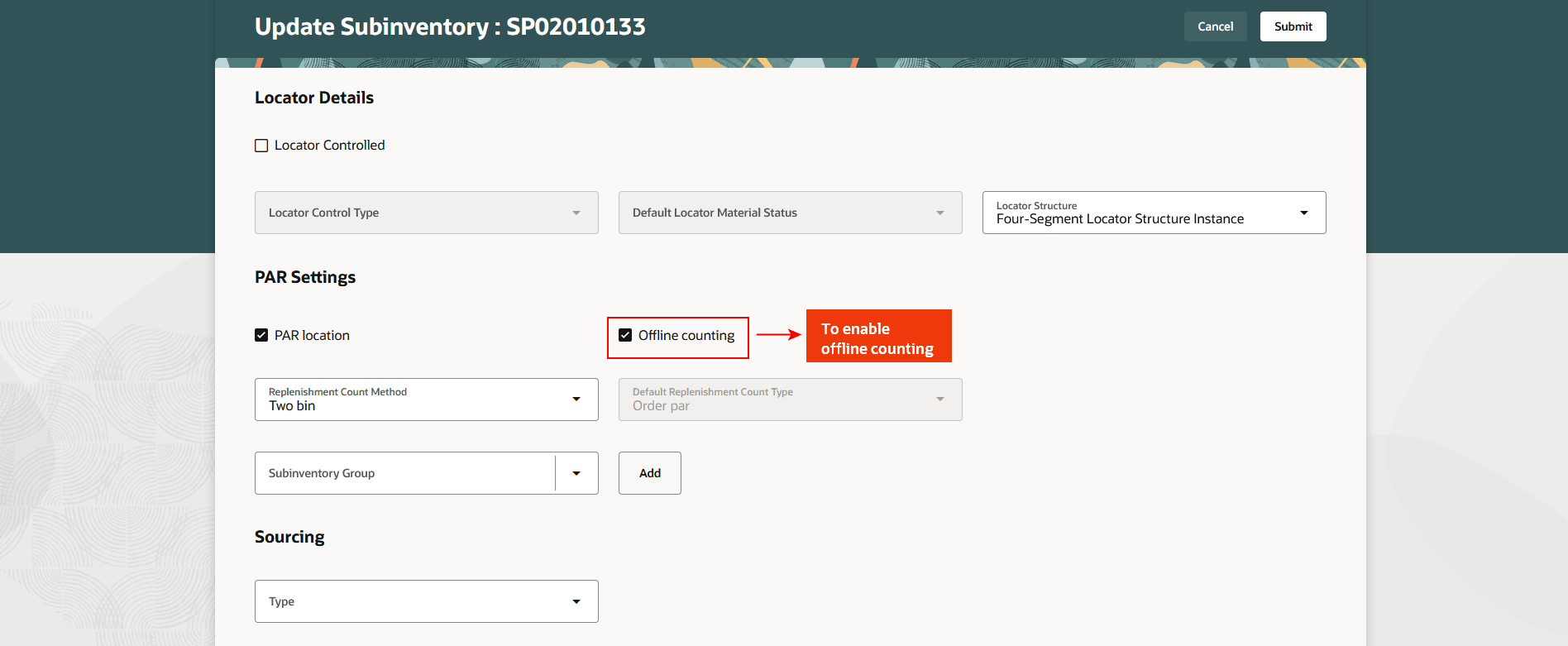 Enable Offline Counting