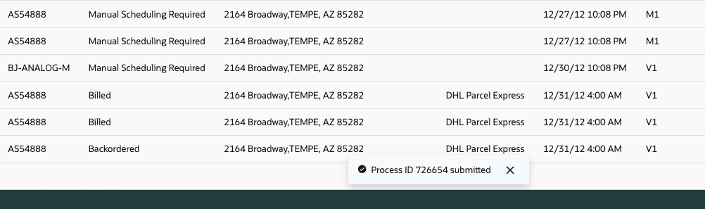Note the process ID