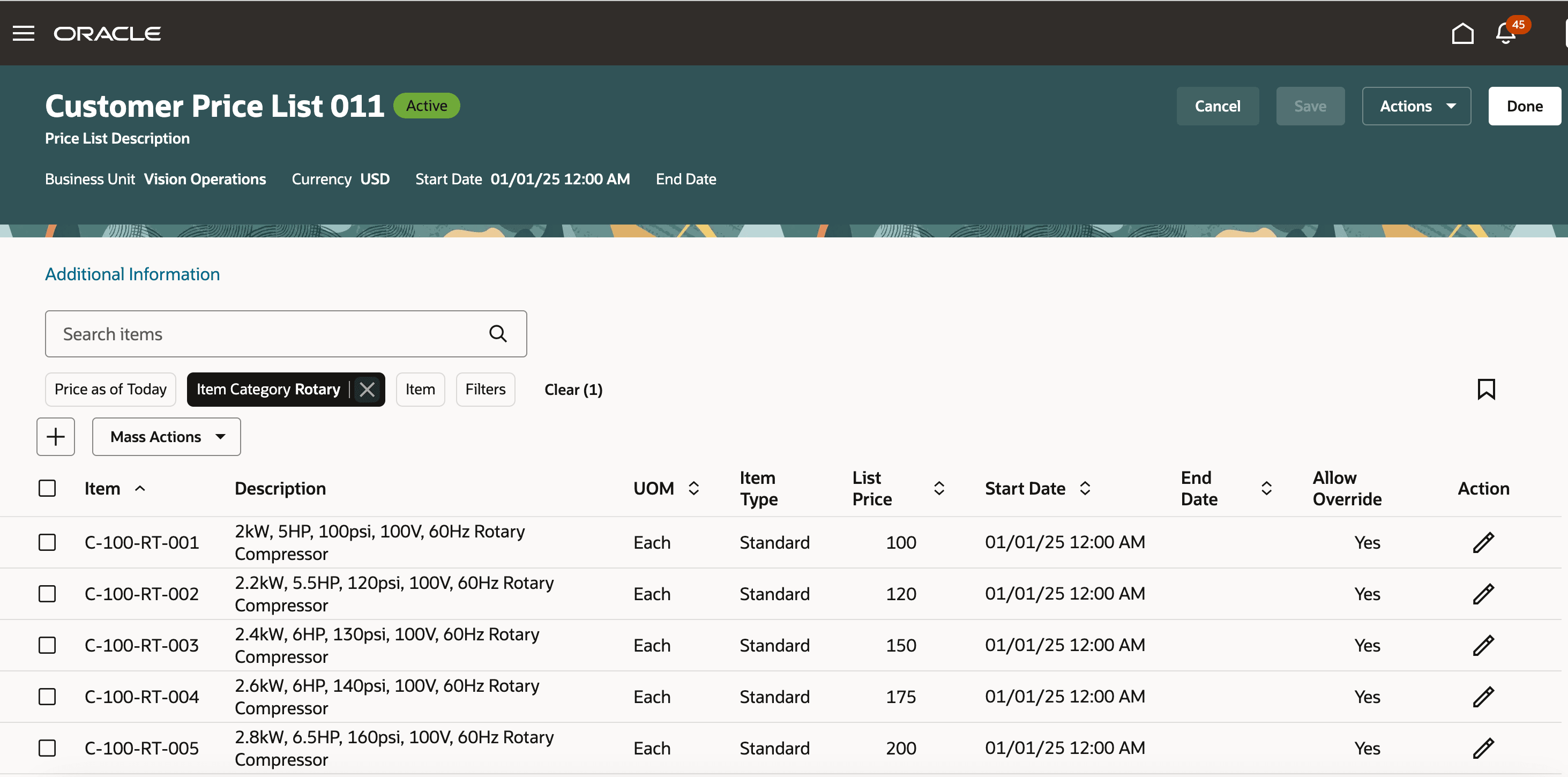 Details Page