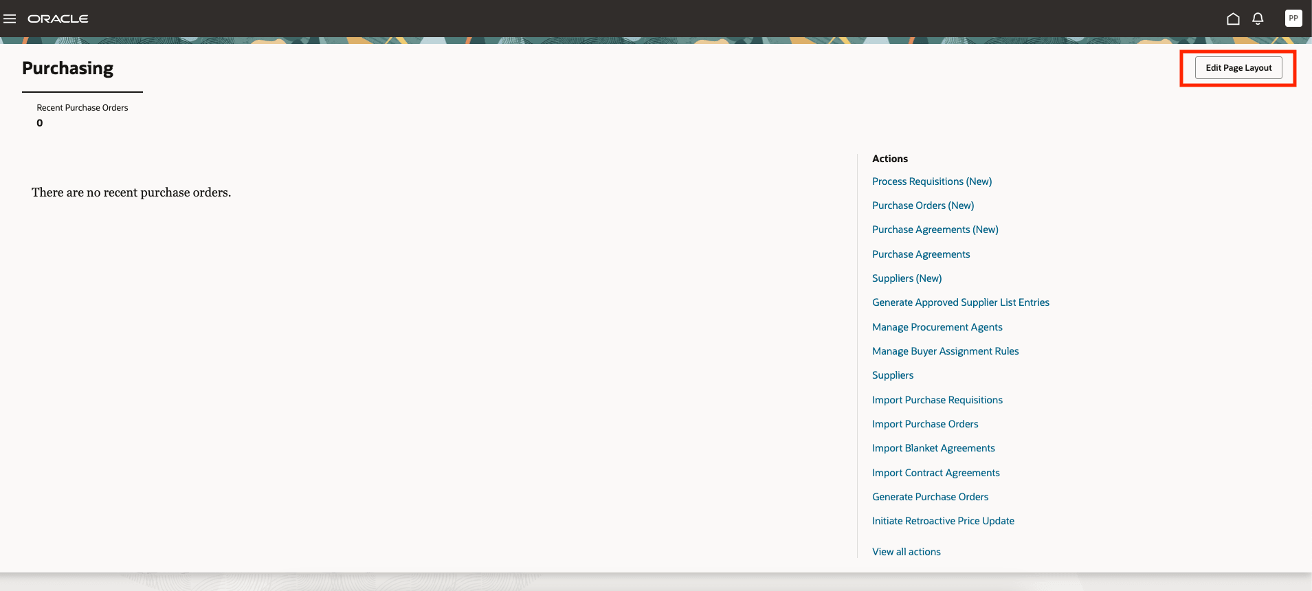 Edit Page Layout