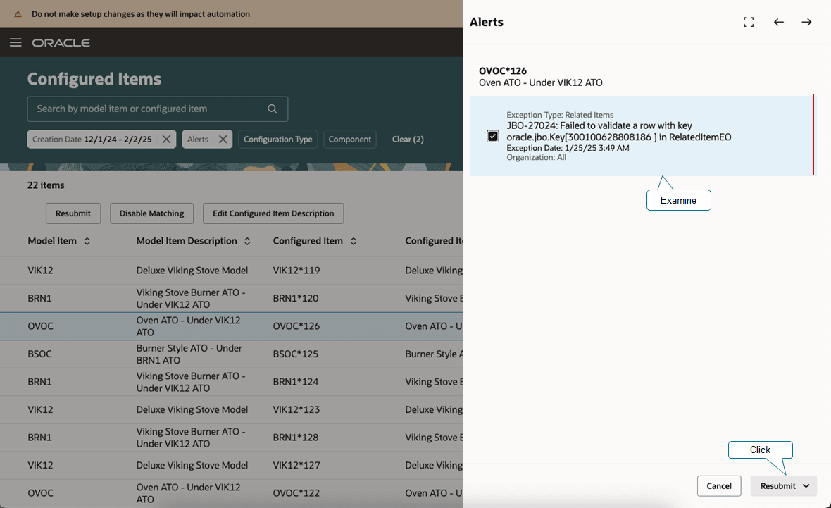 Alert details