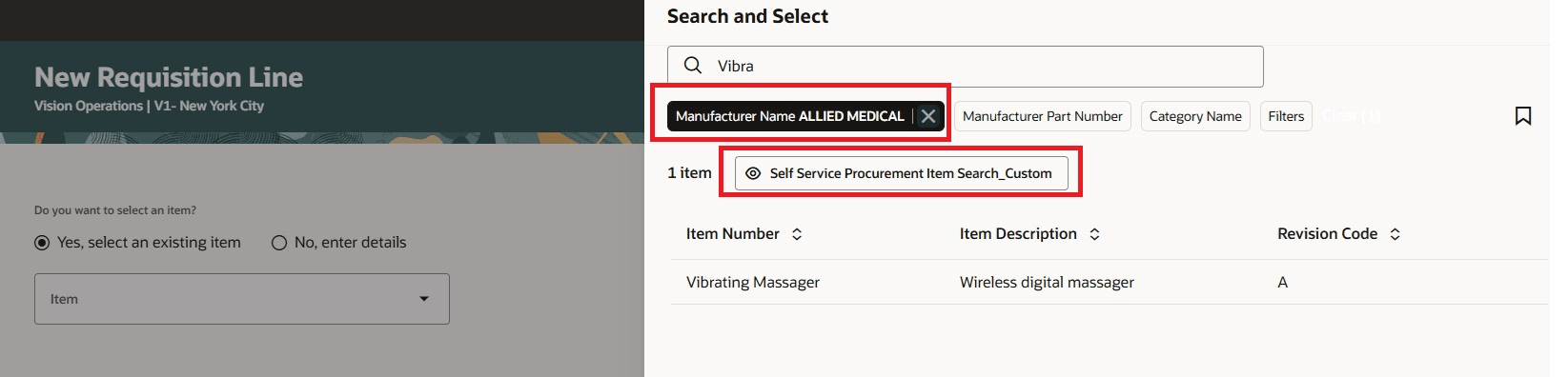 Search Results Layout with Extra Columns and Filters