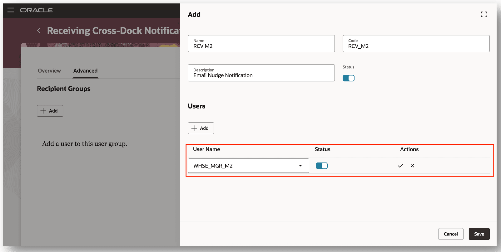 Add Recipient Groups