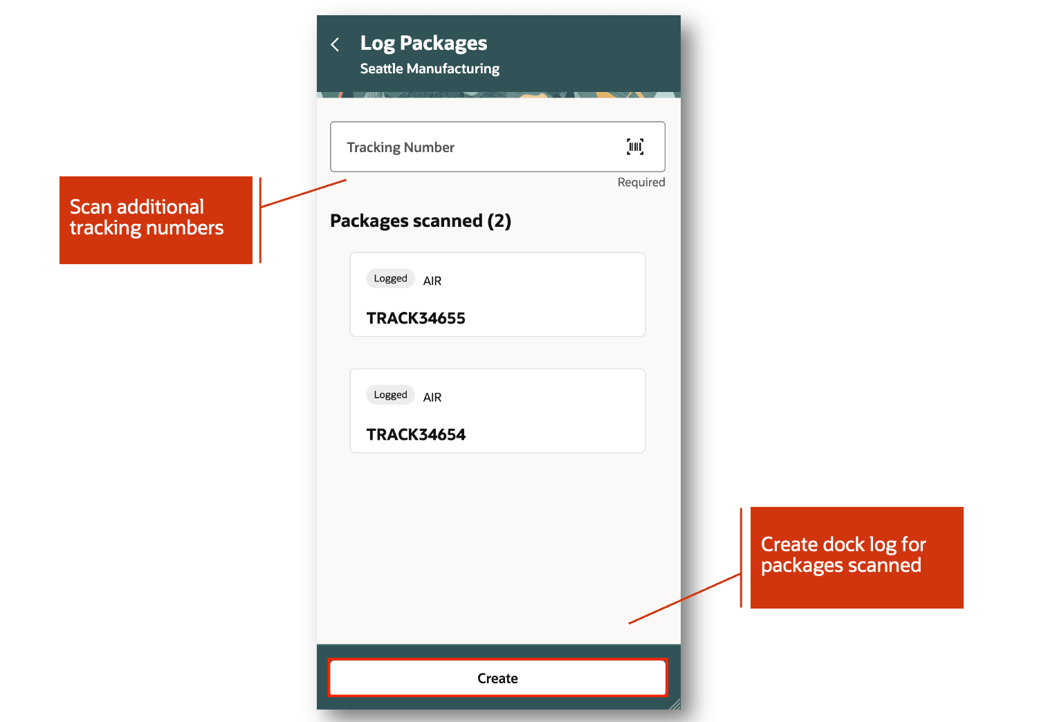 Create Dock Log