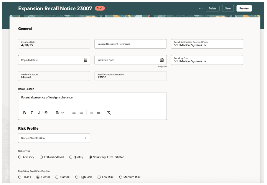 Expansion Recall with Header Attributes