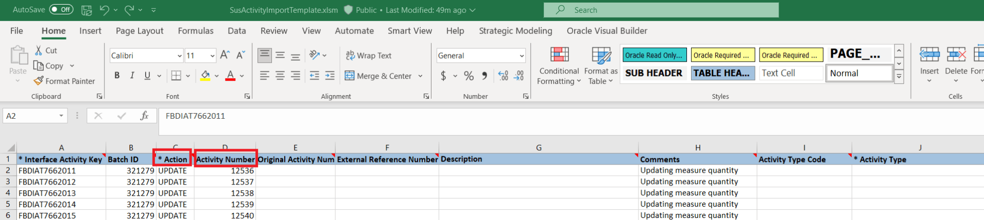 Sustainability Activities Worksheet