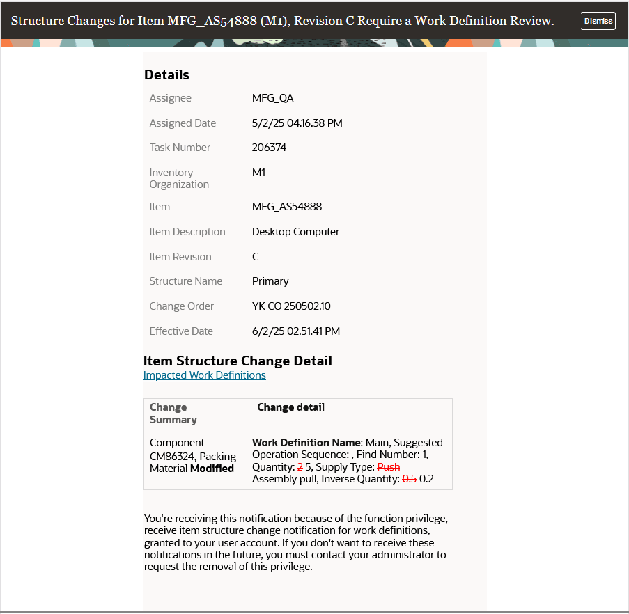 Redwood-Style Structure Changes Notification