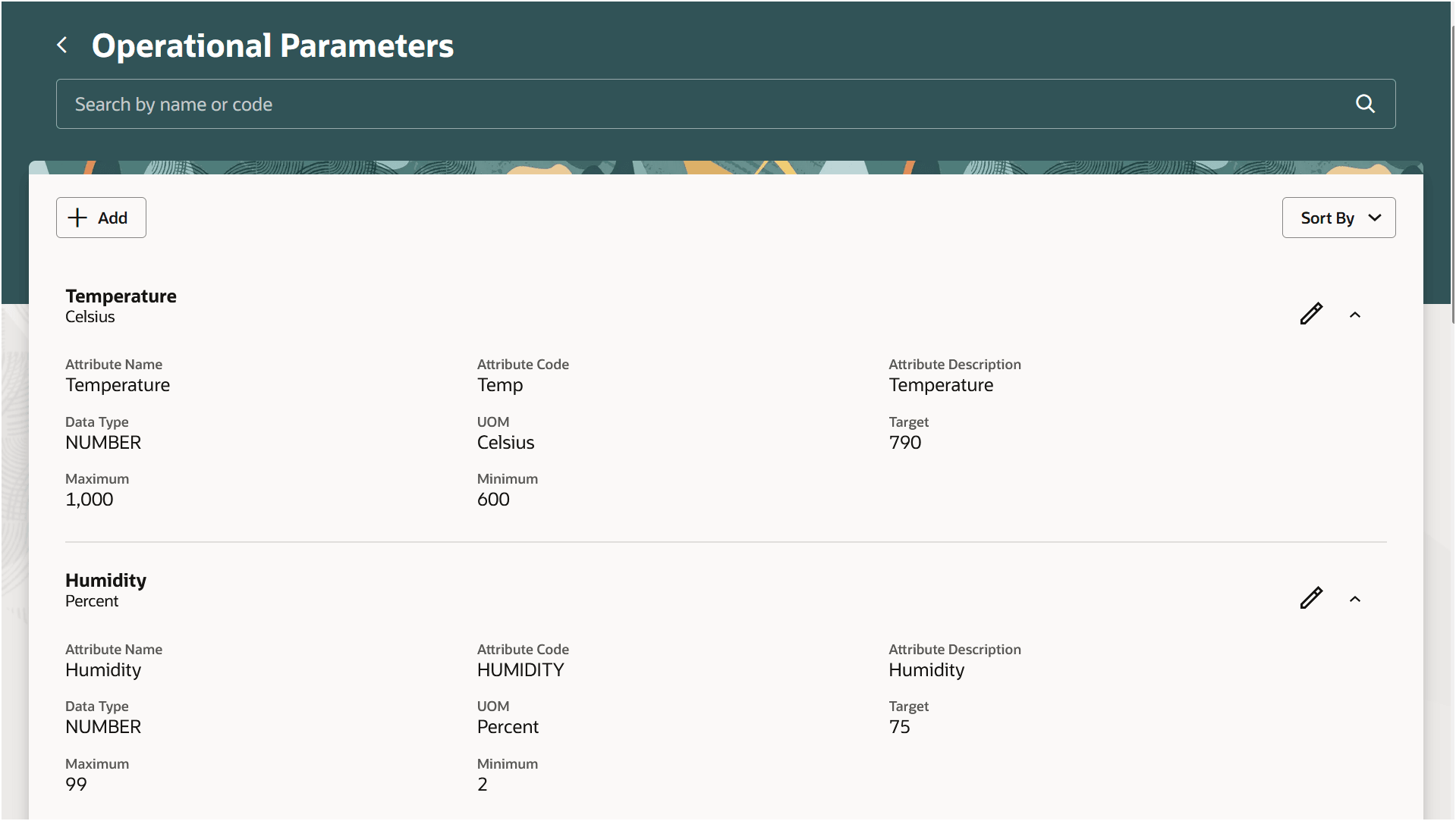 Define Operational Parameters