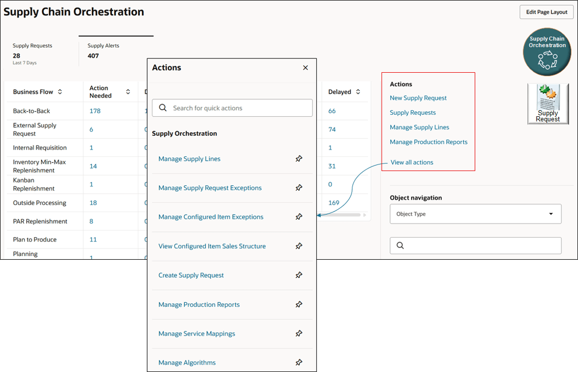 Landing Page Actions