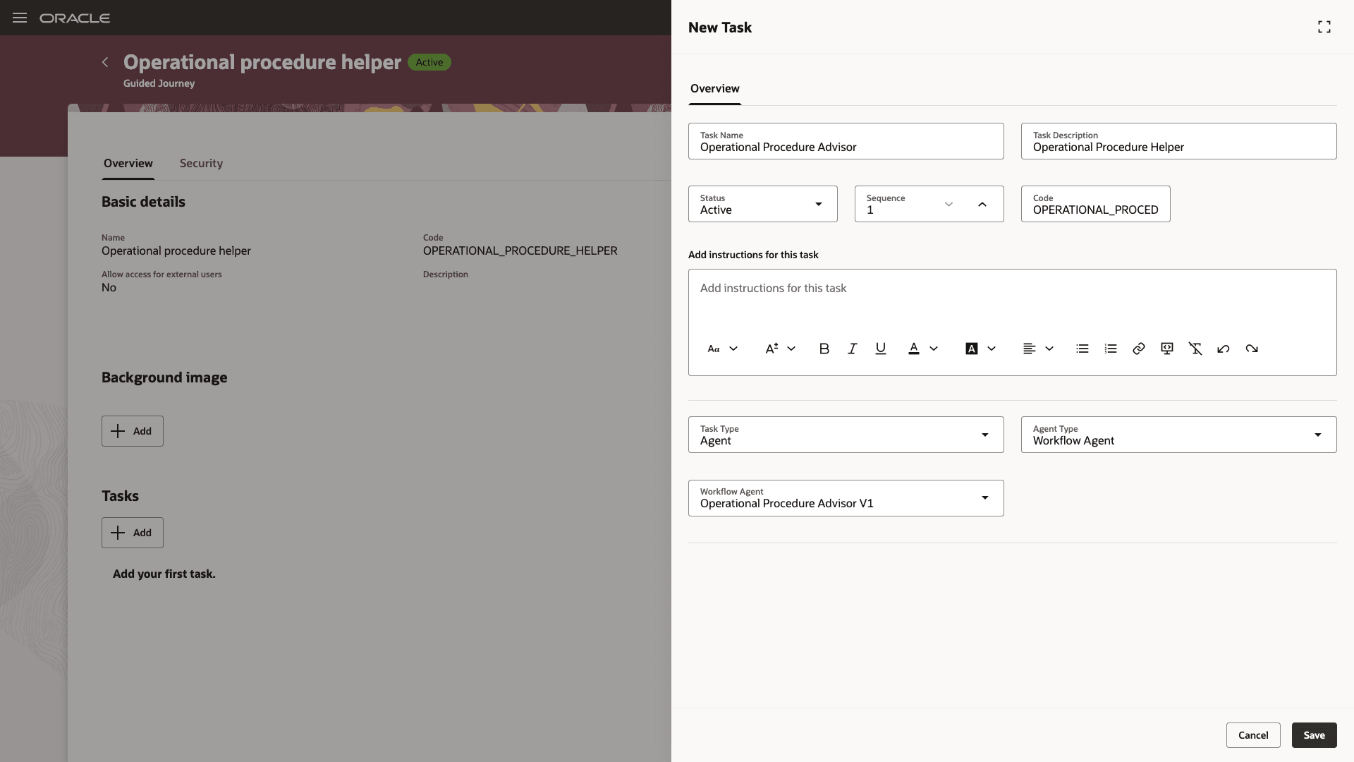 Adding the Task to a Guided Journey