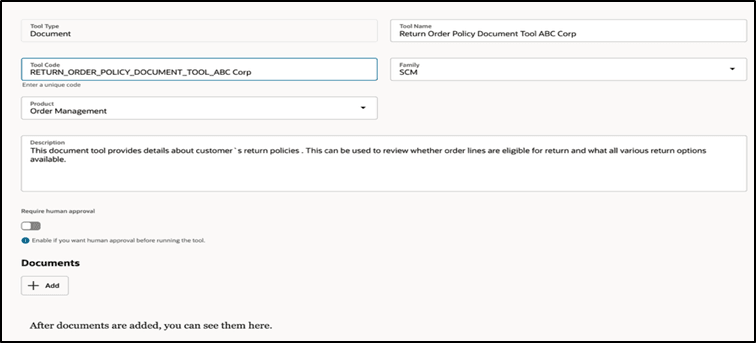 Click Add to upload your document