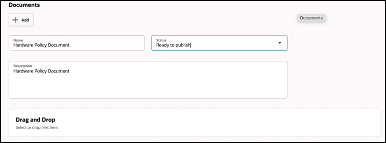 Set status to Ready to Publish