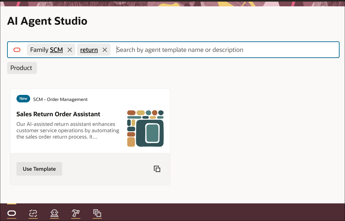 AI Agent Studio page