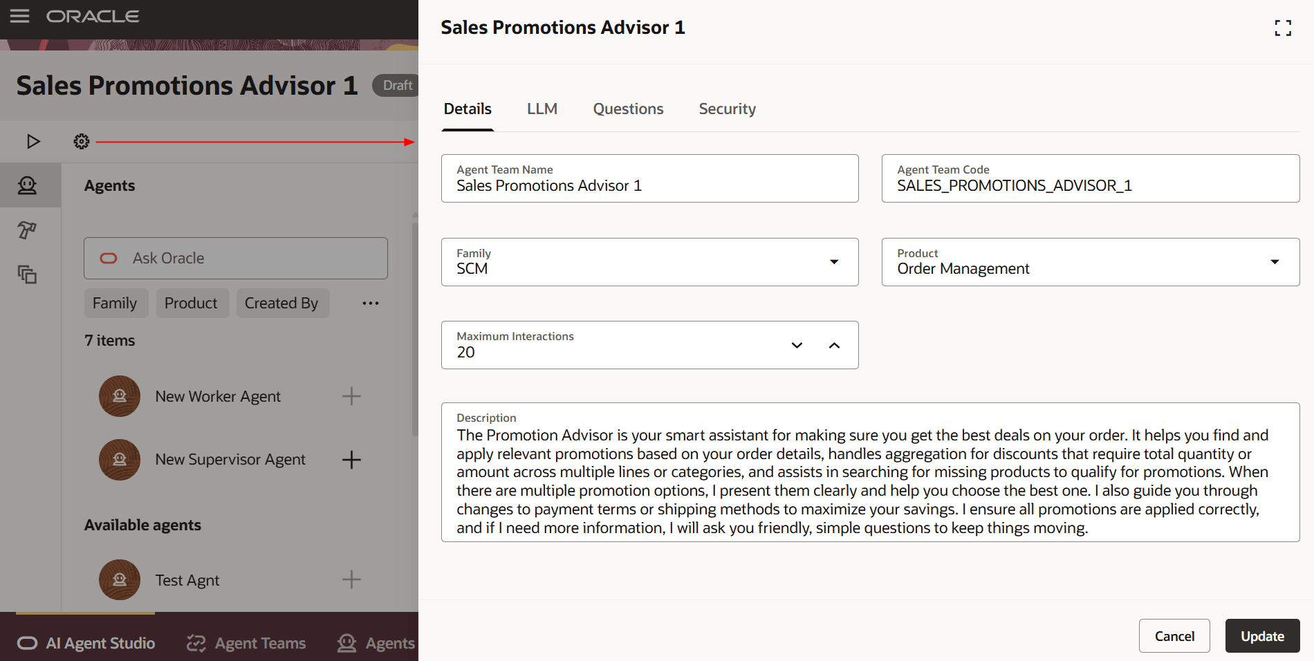 Promotion details  for AI Agent: Sales Promotions Advisor