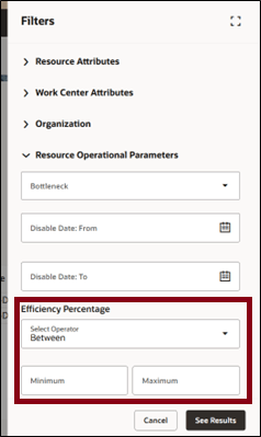 Filtering the Resources Using Numeric Filters