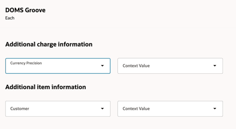 flexfield to store more details about the charge