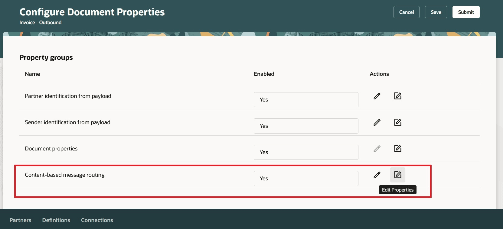 Enable Content-Based Message Routing