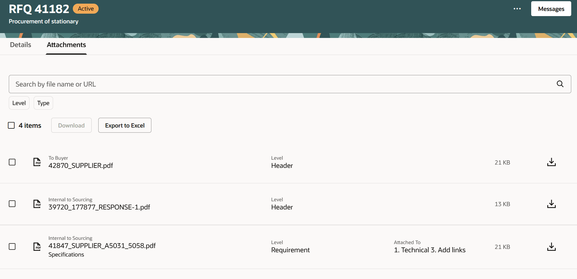 View Negotiation - Attachments