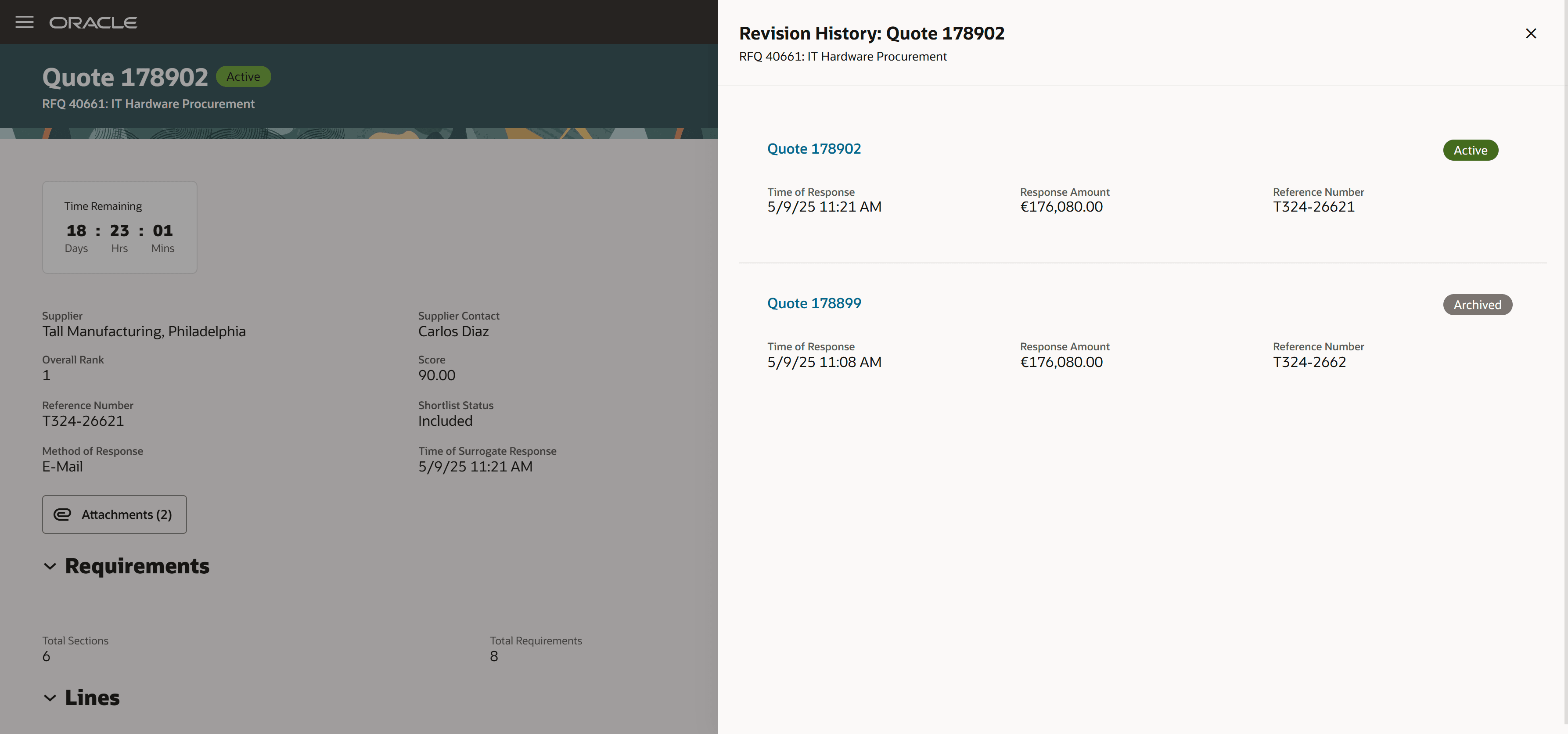 Response Revision History