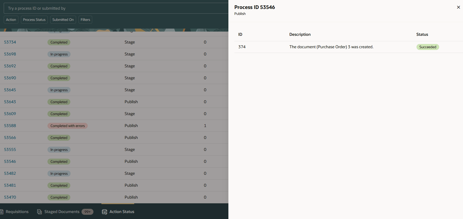 Review Purchase Order Details