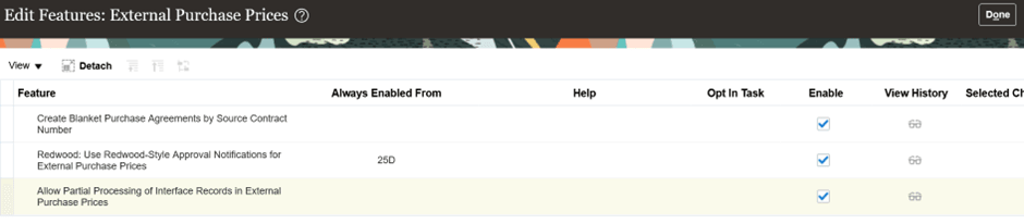 Opt-in Allow Partial Processing of Interface Records in External Purchase Prices.