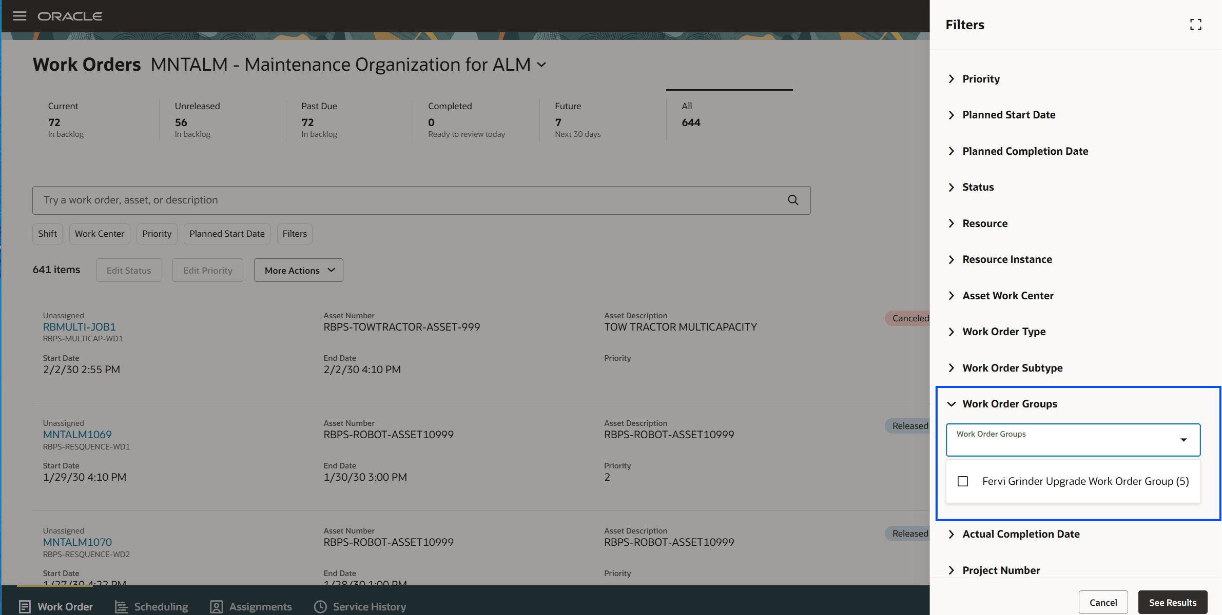 Maintenance Supervision