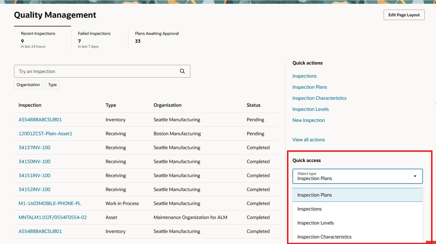 Global Search Objects