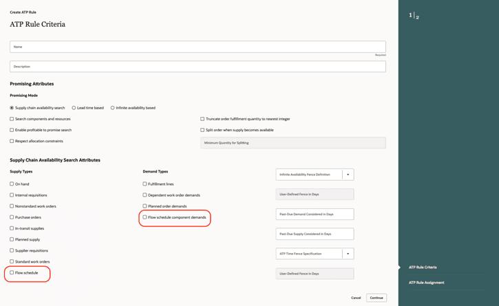 Flow Schedule Flow Schedule Component Demands