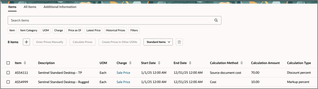 rules to manage cost plus pricing