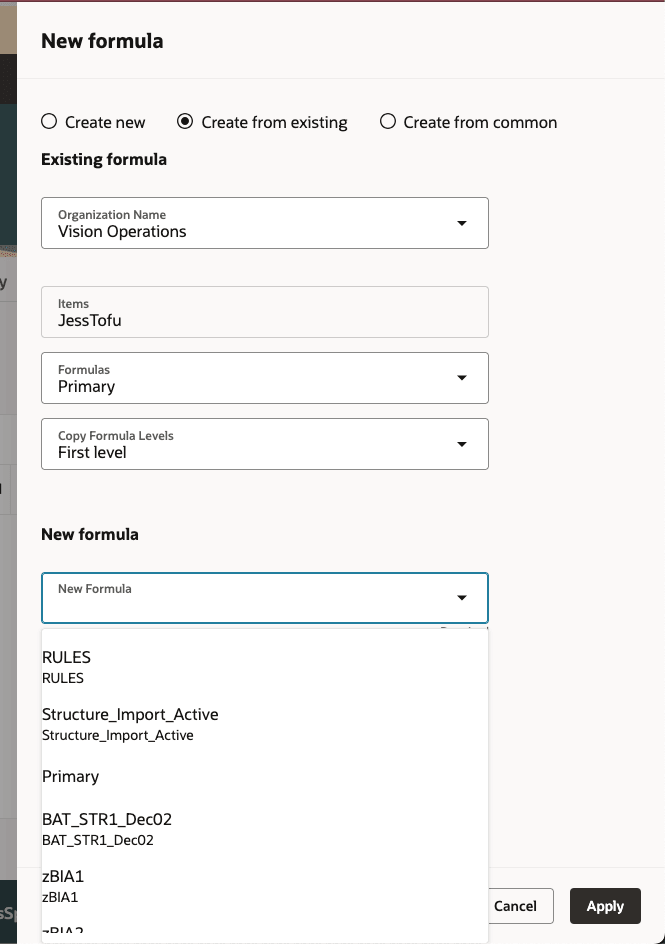 Copy Formula from and Existing Formula