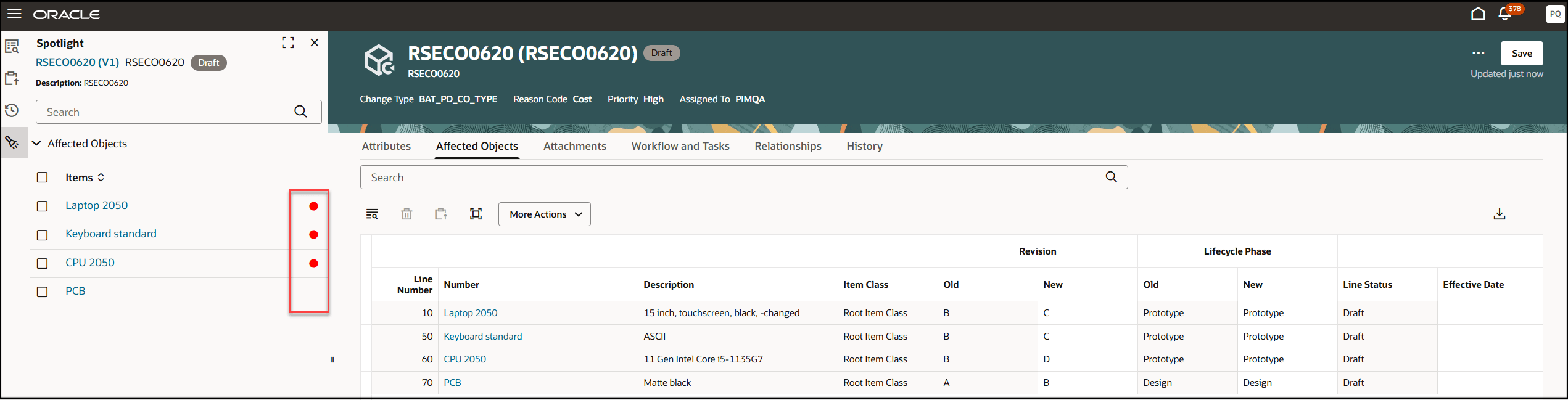 Data Presence Indicators in Spotlight