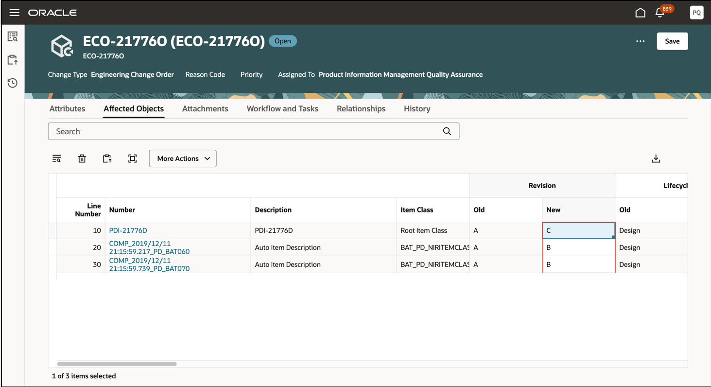 Use Fill Down on the Workflow