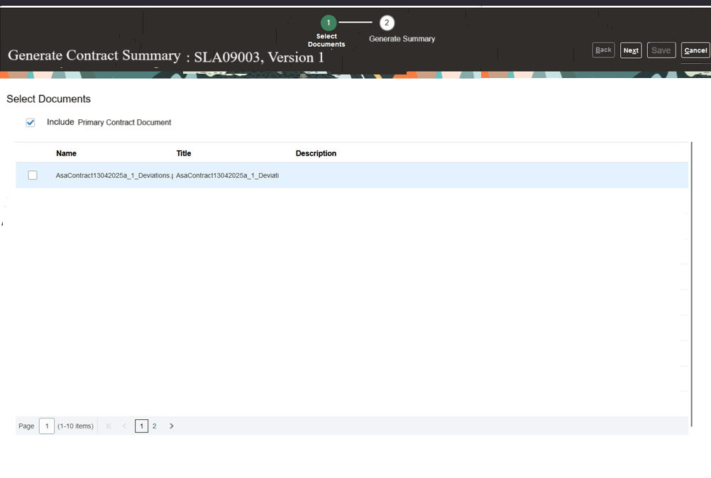 Select documents