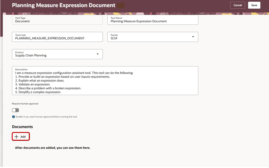 Add Button on Tools Tab