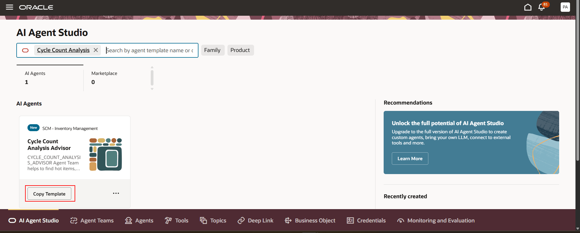 Cycle Count Analysis Advisor