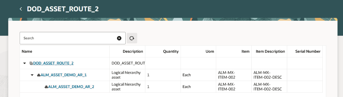 Select Logical Hierarchy to Edit