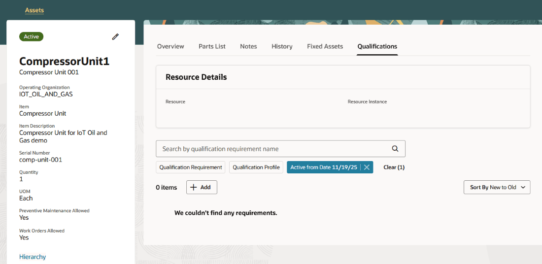 Asset Information Management: Qualifications