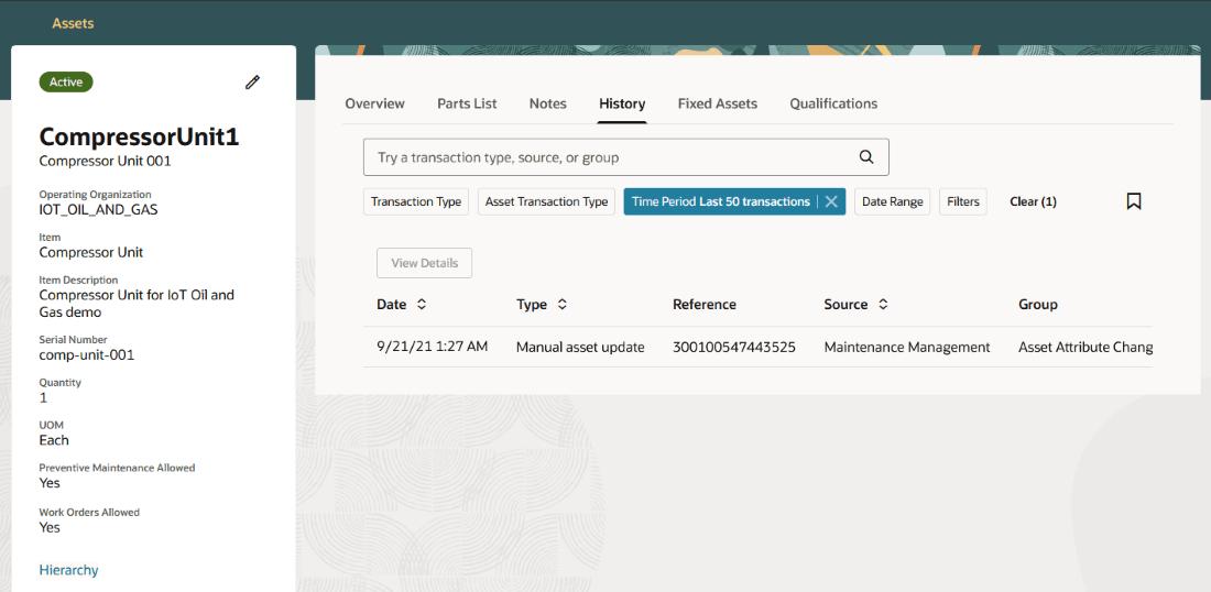 Asset Information Management: History