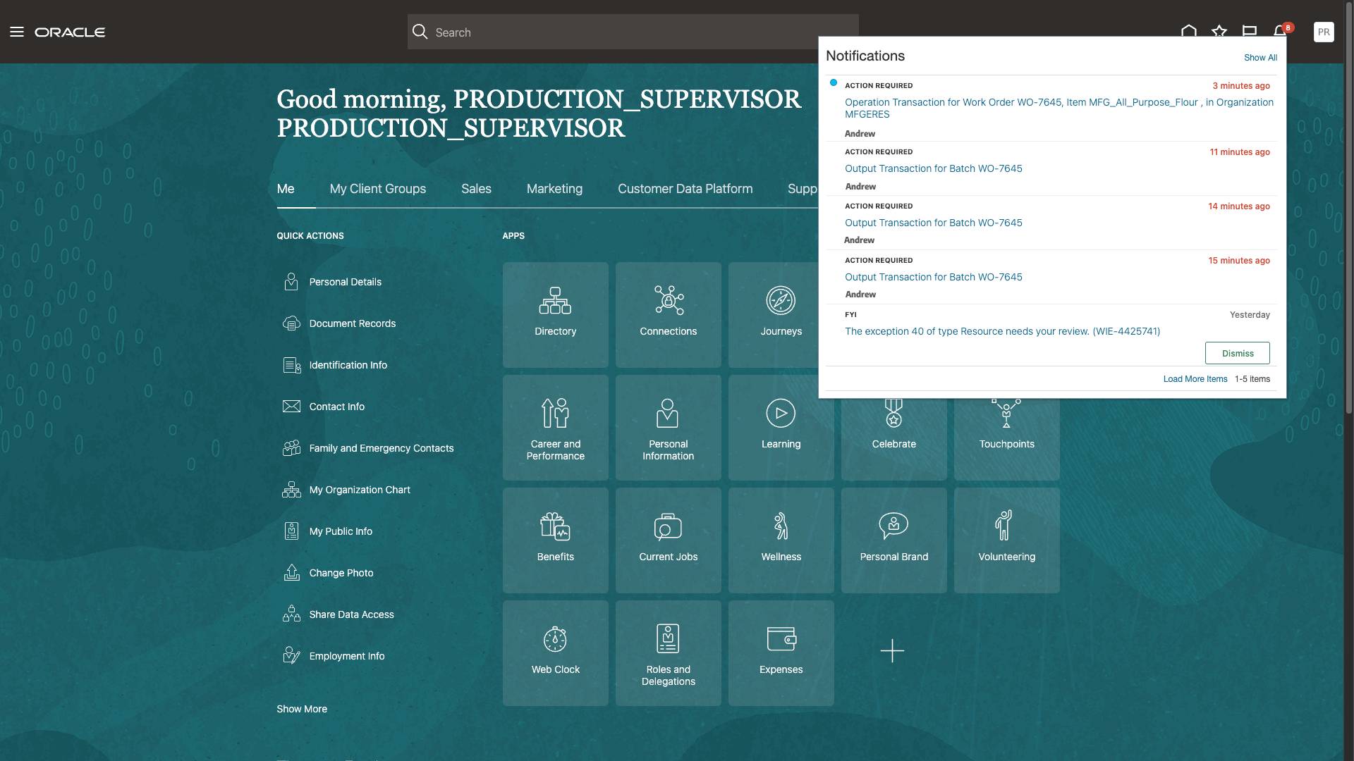 Approvers Receive Notification of Approval Request