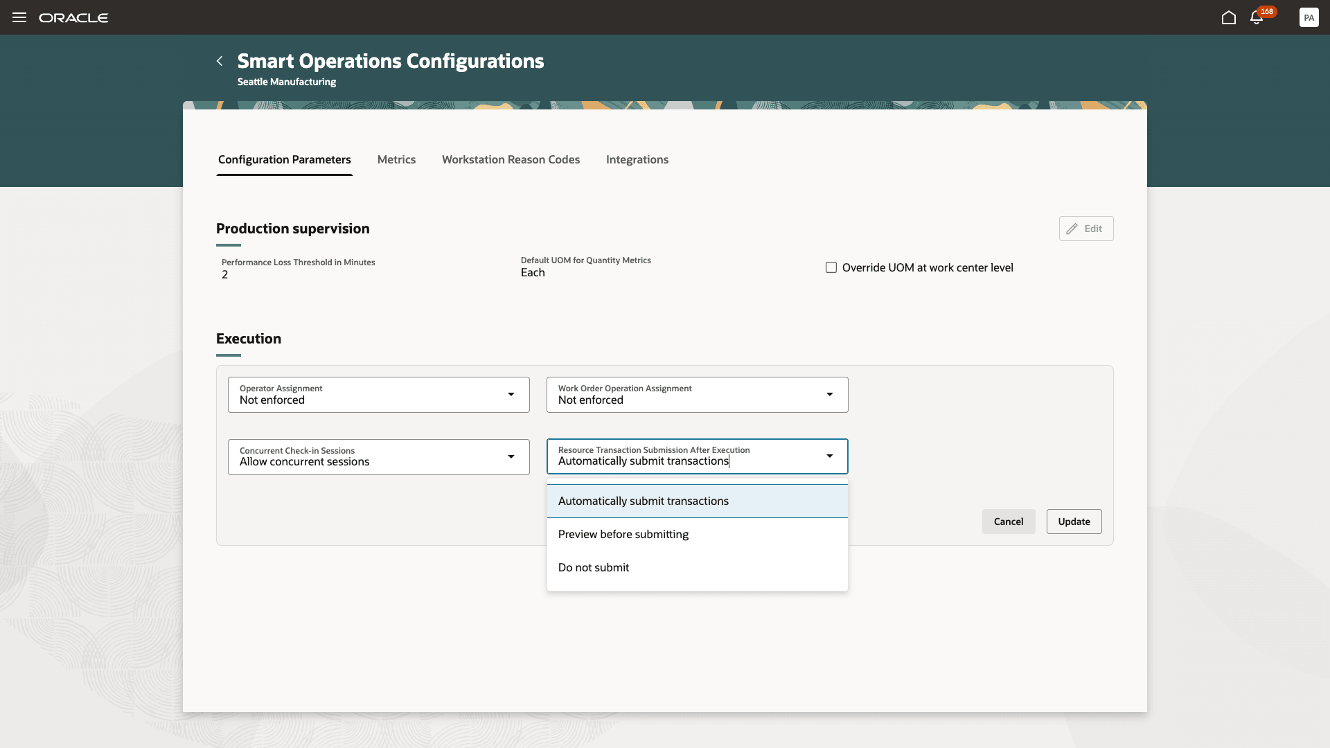 Enable Operators to Preview Resource Transactions Before Submission